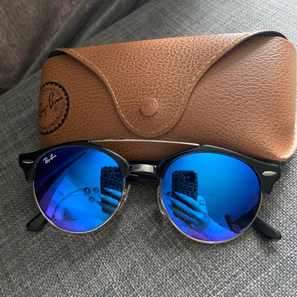 Ray-Ban Clubround Double Bridge Sunglasses - Picture 2 of 5